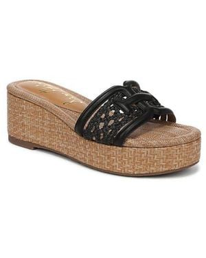 Sam Edelman Pauleena Platform Wedge Slide Sandal - Black