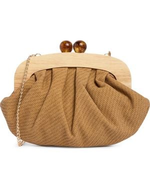 Dolce Vita Alexi Straw Clutch - Natural