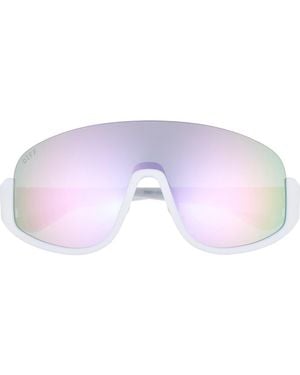 DIFF Blazer 135Mm Shield Sunglasses - Purple