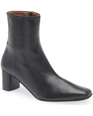 Atp Atelier Praia Block Heel Bootie - Black