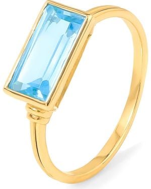 YS GEMS Quartz Plated Ring - Metallic