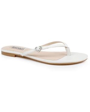 Badgley Mischka Dynah Flip Flop - White