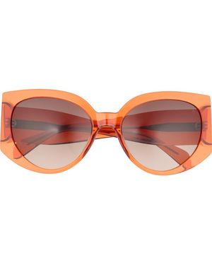 Rag & Bone 58Mm Round Sunglasses - Red
