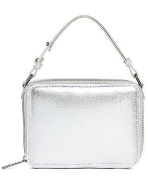 BCBGMAXAZRIA Slim Top Handle Clutch - White
