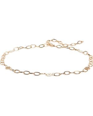Kate Spade Floral Charm Chain Belt - White