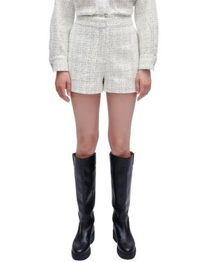 Maje Inate Sequin Shorts - White