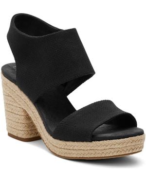 TOMS Majorca Platform Sandal - Black