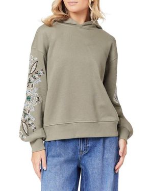 Scotch & Soda Embroidered Hooded Sweatshirt - Multicolor