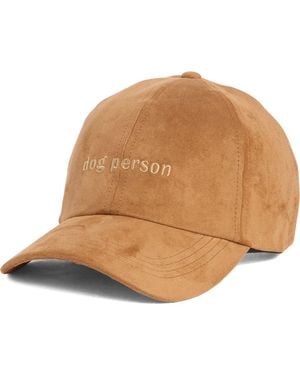 David & Young Dog Person Embroidered Baseball Cap - Brown