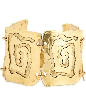 Karine Sultan Spiral Texture Bracelet - Metallic