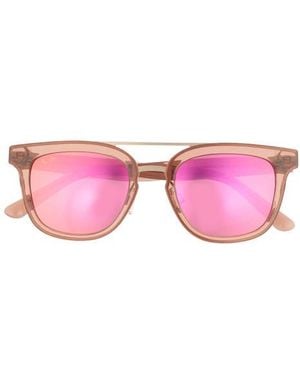 Maui Jim 49Mm Polarized Aviator Sunglasses - Pink