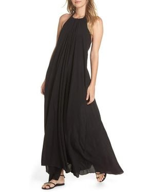 Elan Cover-Up Maxi Dress - Black