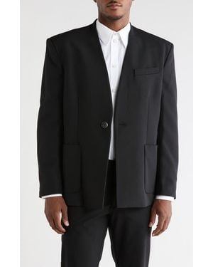 Helmut Lang Shawl Collar Sport Coat - Black