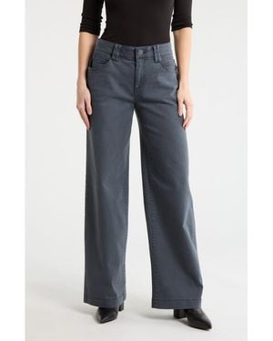 Democracy High Waist Wide Leg Jeans - Blue