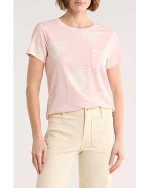 Sanctuary One Pocket T-Shirt - Pink
