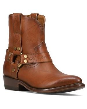 Frye Billy Short Harness Boots - Brown