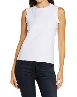 Commando Essential Muscle Tee - White