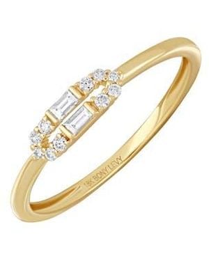 Bony Levy Icon Diamond Ring - Metallic