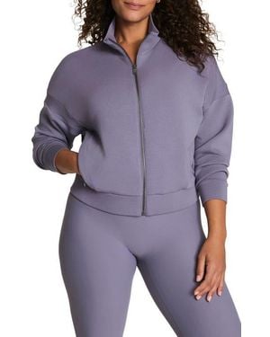 Spanx Airessentials Track Jacket - Purple