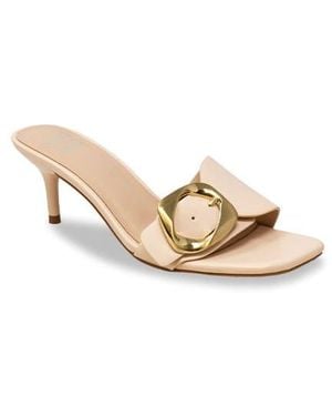 In Touch Footwear Nailee Buckle Slide Sandal - Multicolor