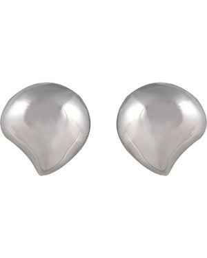 Rachel Roy Teardrop Button Earrings - Metallic