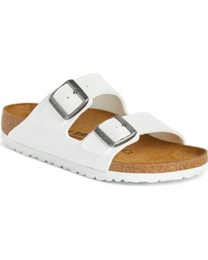 Birkenstock Arizona Birko-Flor Slide Sandal - Metallic