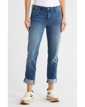 Kut From The Kloth Katy Cuffed Boyfriend Jeans - Blue