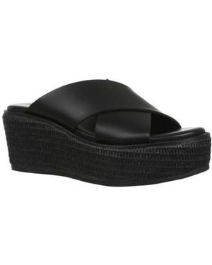Nordstrom Rack Frankie Wedge Platform Sandal - Black