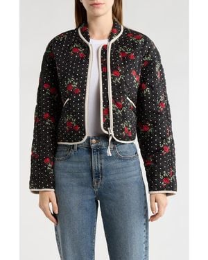Blank NYC Onion Quilted Jacket - Black