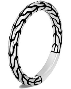 John Hardy Classic Chain Band Ring - Black