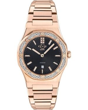 Gv2 Rose Gold Swiss Quartz Watch - Pink