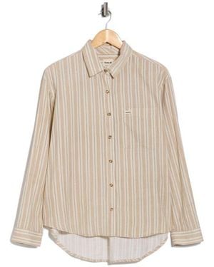 Hurley New Heights Button-Up Shirt - Natural