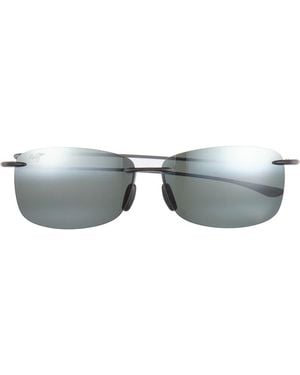 Maui Jim Akau 62Mm Polarized Rectangular Sunglasses - Gray