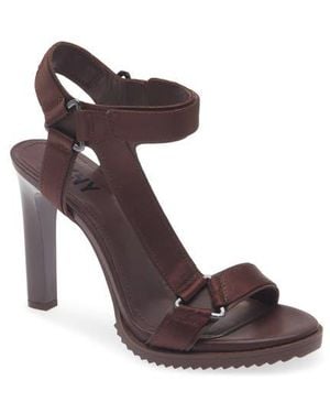 DKNY Bayli Ankle Strap Sandal - Brown