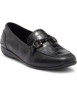 Josef Seibel Fenja 40 Leather Loafer - Black