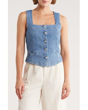 Rag & Bone Seraphina Denim Vest - Blue