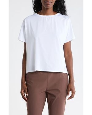 90 Degrees Dolman Sleeve Crop Active T-Shirt - White