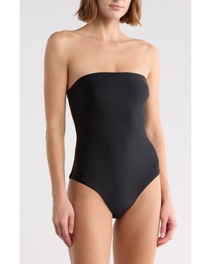 Vince Bandeau One-Piece Swimsuit - Black