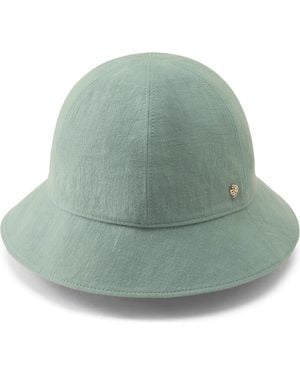 Helen Kaminski Skye Upf 50+ Linen Cloche - Green