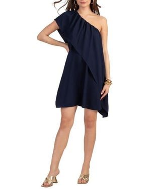 trina turk asymmetrical dress Trina Turk CASCADE CROCHET ASYMMETRICAL MAXI DRESS/Cover Up Pink Medium