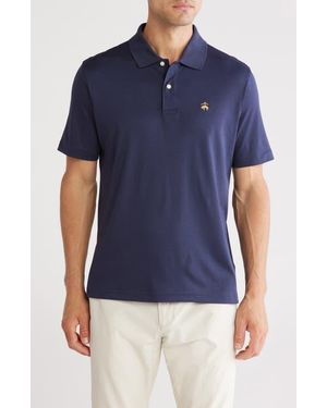 Brooks Brothers Cotton Interlock Polo - Blue