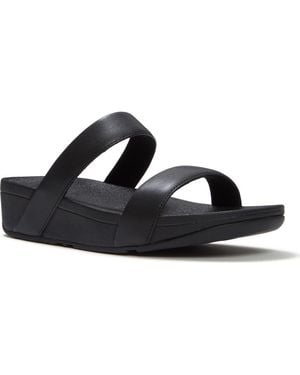 Fitflop Flowrise Wedge Slide Sandal - Black