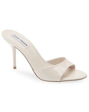 Steve Madden Porcha Stiletto Mule Sandal - White