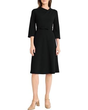 Maggy London Bow Twist Sheath Dress - Black