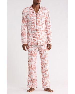 ENZOS INACTIVE WEAR Snoozer Pajamas - Pink