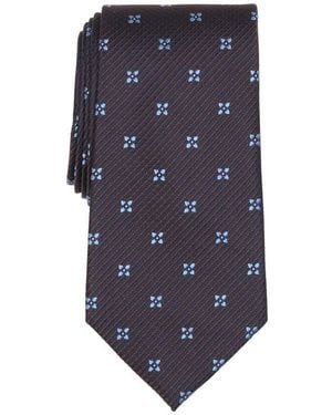 Brooks Brothers Petal Flower Neat Tie - Blue