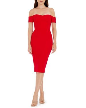 blue midi dress cocktail A.L.C. Women's Inez Textured Midi Dress in Evening Blue, Size 8