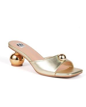 Ninety Union Milano Orb Heel Slide Sandal - Natural