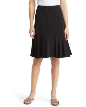 Masai Scarla Ruffle Knit Skirt - Black
