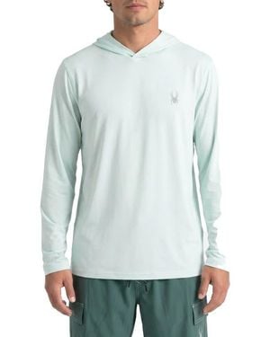 Spyder Core Heather Hooded Rashguard - Green